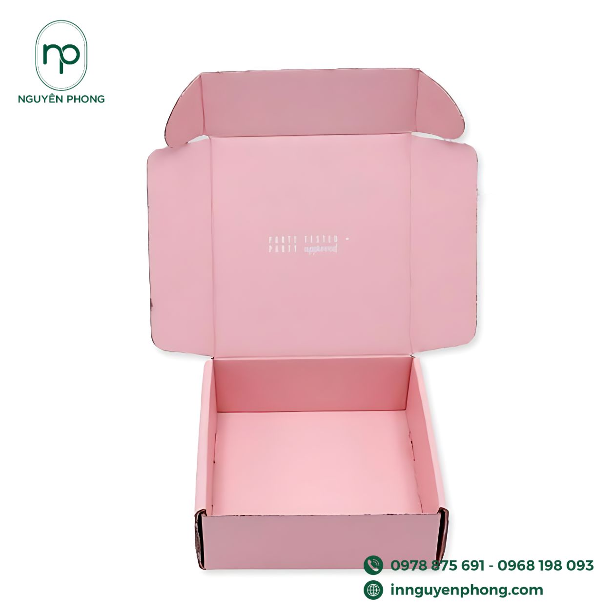 Hộp giấy carton đựng sản phẩm nail
